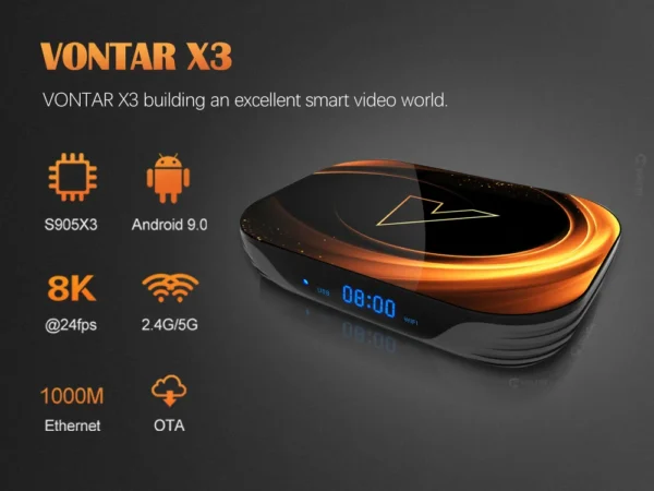 VONTAR X3 TV BOX 4GB 32GB